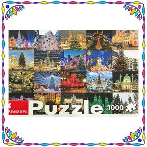 Jigsaw puzzle - Seesaw brand - Christmas Around the World - 1000 pieces complete